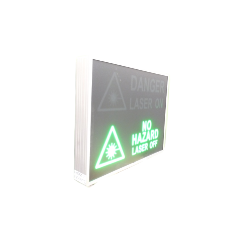 Panneau ON/OFF lumineux, pour cabine lazer