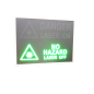 Panneau ON/OFF lumineux, pour cabine lazer