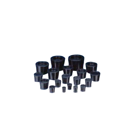 Bouchon silicone conique pour tube diamètre 19-24 mm