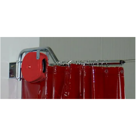 Treuil déroulant rouge 8 mètres de câble (épaisseur 4mm)