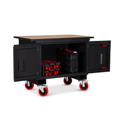 Etabli-servante avec plateau en bois mobile TUFFBENCH (1120x705x920)