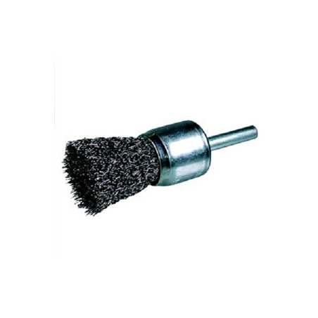 Brosse pinceau diamètre 25 avec fil inox de 0,3 mm