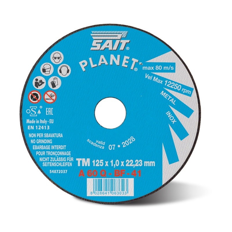 Disque à tronçonner 125x2.0 PLANET-DM A30S type 41