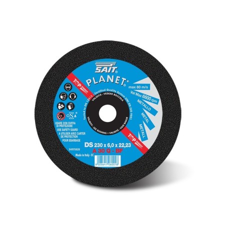 Disque à ébarber 125 x 6 PLANET-DS A30Q T27 pour métal-inox