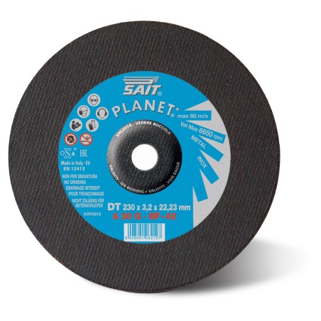 Disque à tronçonner 230 x 3.2 PLANET-DT A30Q T42 pour métal-inox