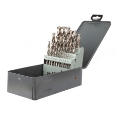 Coffret de 25 forets HSS meulé PRO de diamètre 1 à 13 par 0.5