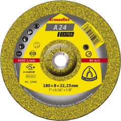 Disque à ébarber 125 x 6 (A24 extra) acier-inox
