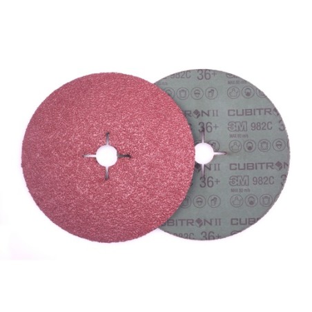 Disque fibre CUBITRON 982C diamètre 125 x 22 grain 36
