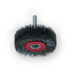 Brosse circulaire T6 INOX de diamètre 50 à 70 différentes épaisseurs, fil de 0,2 mm