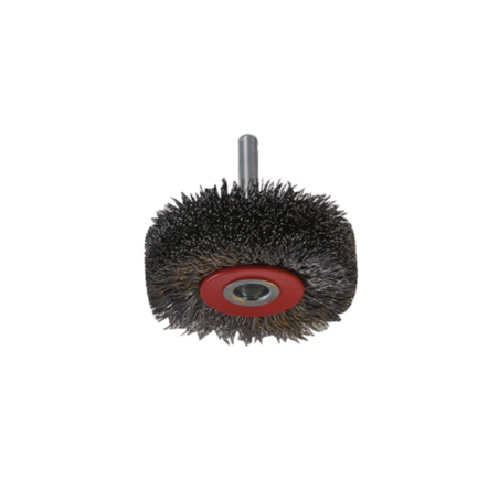 Brosse circulaire T6 INOX de diamètre 50 à 70 différentes épaisseurs, fil de 0,2 mm