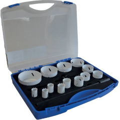 Coffret de scies cloches bimétal de 19 à 86 mm