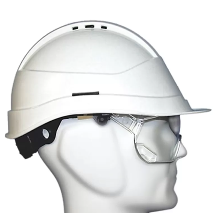 Casque KARA avec lunettes intégrées et visière longue