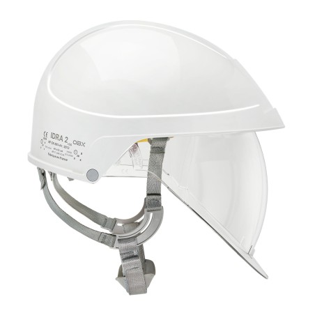 Casque de sécurité éléctricien IDRA 2 avec visière et jugulaire