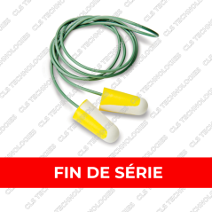 Jusqu'à épuisement du stock: Bouchons d'oreilles en mousse 304S BILSOM avec cordelette (par 100 paires)