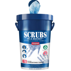 Lingettes SCRUBS en seau