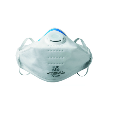 Masque anti poussière FFP3 à valve