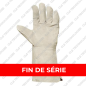Jusqu'à épuisement du stock: Gant arc MIG en croûte de cuir bovin avec manchette de 15 cms taille 10