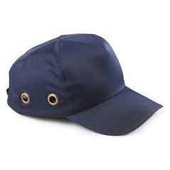 Casquette en coton et ABS anti-scalpe bleue