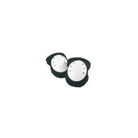 Genouillères monobloc en PVC blanc
