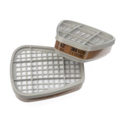 Filtres gaz A2 pour masque série 6000 ( la paire)