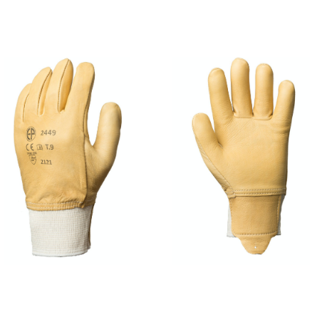 Gant hydrofuge protège artères en cuir taille 8 à taille 10