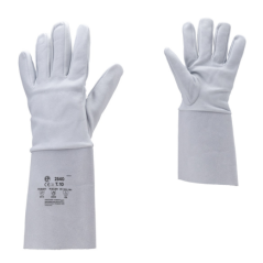 Gant soudage TIG en fleur d'agneau manche de 15 cm de taille 9 à taille 10