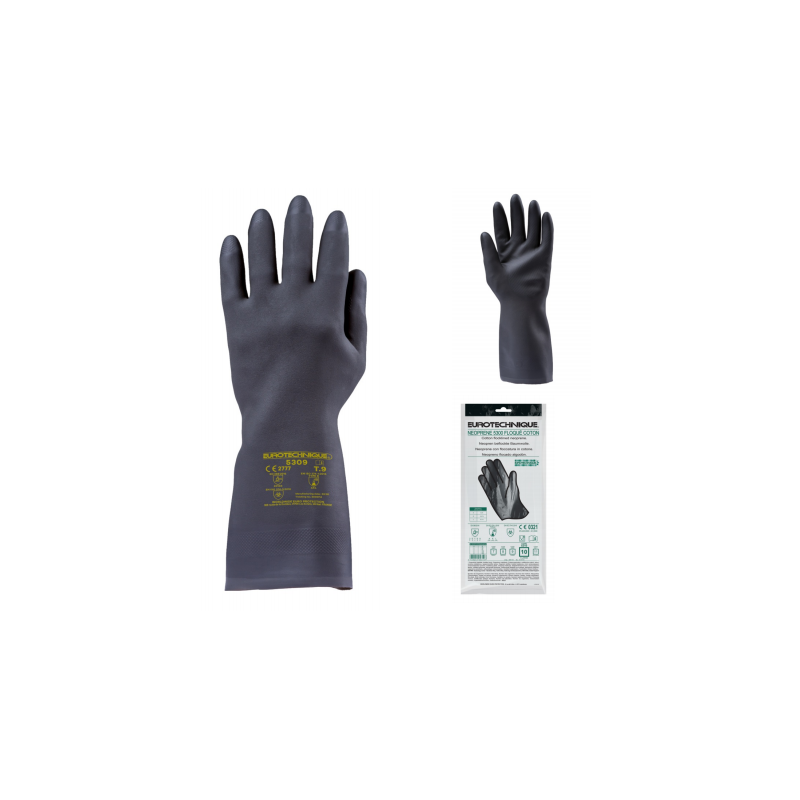 Gant NEOPRENE noir de taille 7 à taille 11