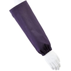 Manchette en coton ignifugé anti arc électrique couleur marine de 40 cm