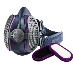 Demi masque ELIPSE SPR 502 taille M-L avec deux filtres P3 et odeurs gênantes