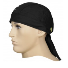 Bandana noir en coton ignifugé
