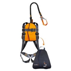 Kit harnais avec longe de 1 mètre avec absorbeur intègré et connecteur 690 mm (EVO4)