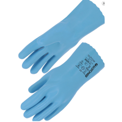 Gant latex enduit support coton taille 6,5 à taille 10,5