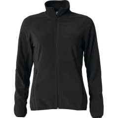 Veste polaire noir pour femme avec ZIP de taille XS à taille 2XL