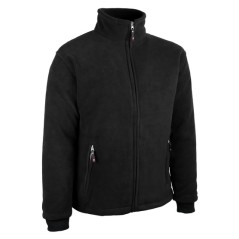 Veste polaire noire de taille XS à taille 3XL