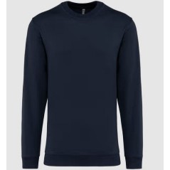 Sweat avec col rond bleu marine de taille XS à taille 4XL
