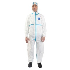 Combinaison ULTIMA premium blanche avec capuche type 4B/5B/6B de taille L à taille 2XL