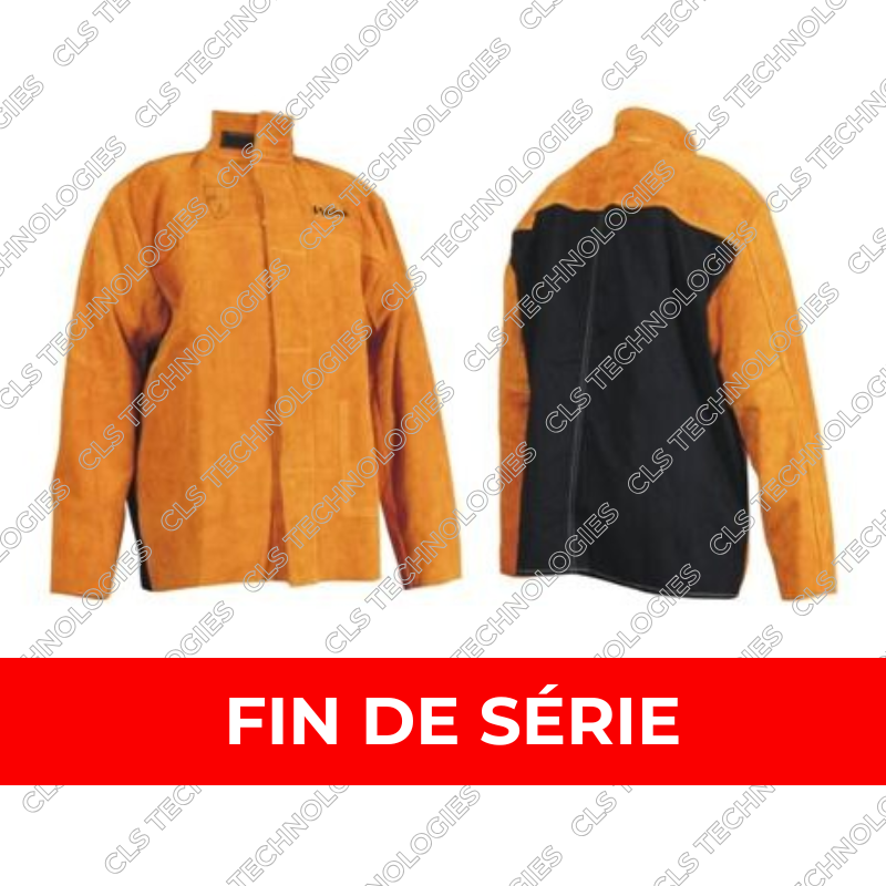 Jusqu'à épuisement du stock : Veste BLACK en croûte de cuir bovin avec le dos ignifugé taille XL et 3XL Jusqu'à épuisement du stock : Veste BLACK en croûte de cuir bovin avec le dos ignifugé taille XL et 3XL