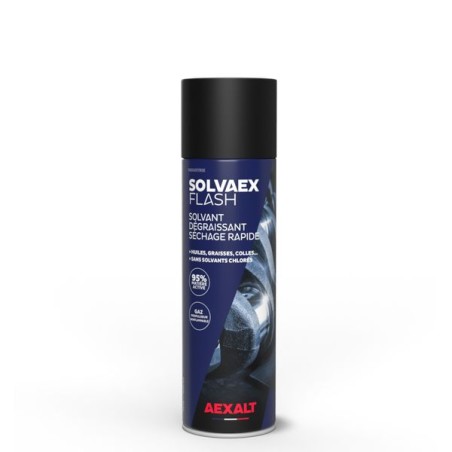 Dégraissant solvant SOLVAEX FLASH en aérosol de 650 ml