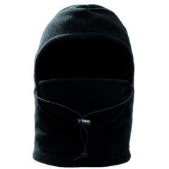 Cagoule en polaire noire BALACLAVA