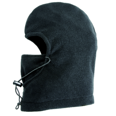 Cagoule en polaire noire BALACLAVA