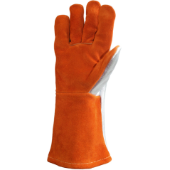 Gant en croute de cuir avec dos aluminisé taille 9 et taille 10