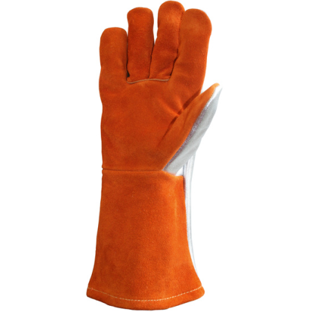Gant en croute de cuir avec dos aluminisé taille 9 et taille 10