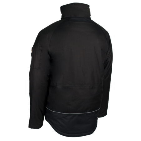 Parka YUZU Ripstop doublée en polaire noire taille S à taille 4XL