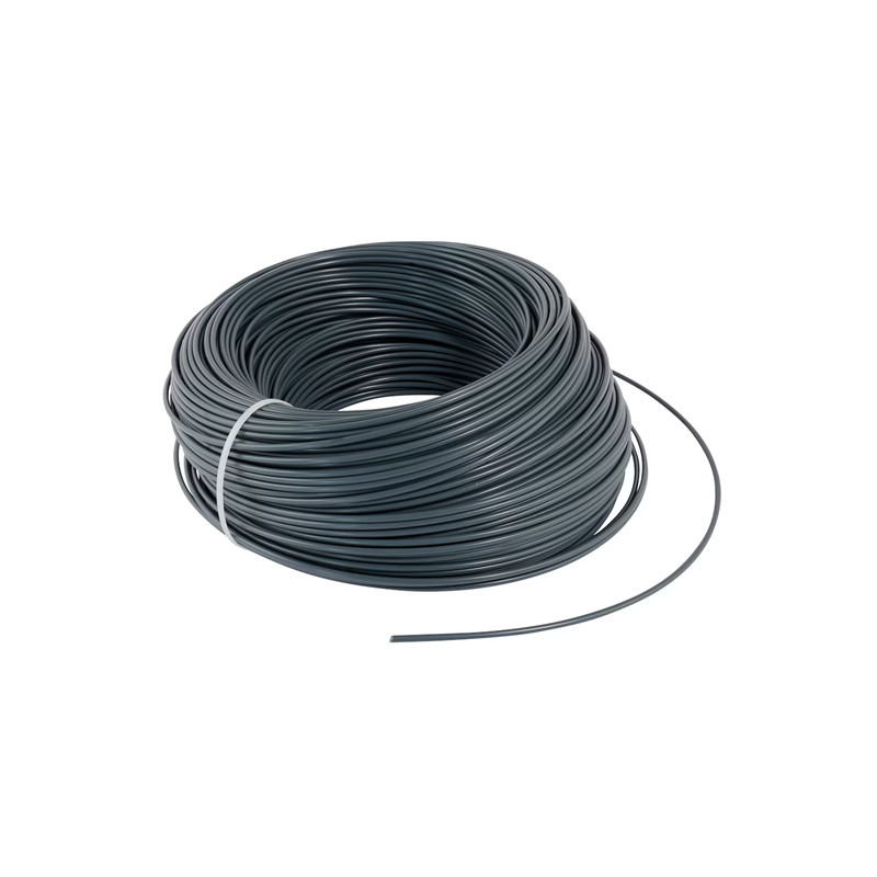 Baguette à souder en PVC-U (dur) profil D diamètre 4 (GRIS)