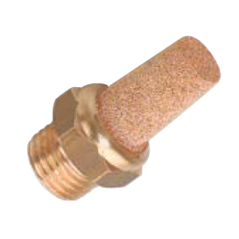 Silencieux embase laiton 1/4" 