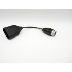 Adaptateur de gachette 5 broches mâle/2P femelle  LINCOLN-AIR LIQUIDE-EWM air JAUNE