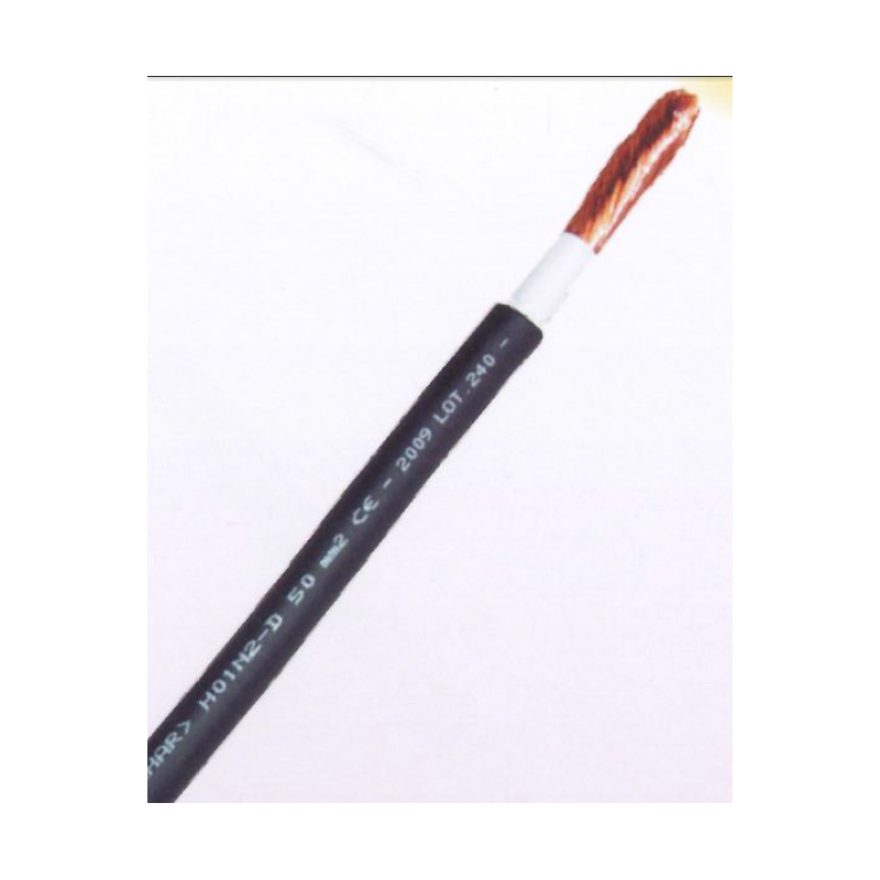 Câble de soudage néoprène  50mm² HO1N2-D (couronne de 50 m)