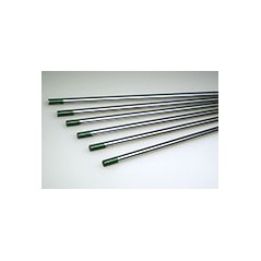 Electrode tungstène pur W diamètre 1 à 6.4 (VERT)