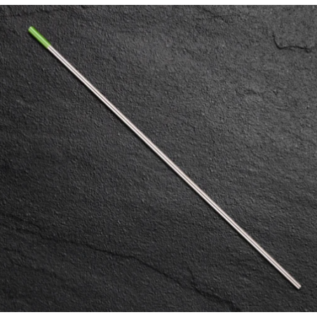 Electrode tungstène pur W diamètre 1 à 6.4 (VERT)