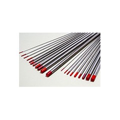 Electrode tungstène THORIUM 2% WT20 diamètre 1 à 4.8 (ROUGE)